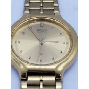 Vintage Men's Seiko v701-6j60 Sx Gold